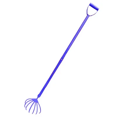 Premium Quality 7 Tine Hand Cultivator With 4.25 Feet Handle, For Weeding, Loosening Soil & Aeration