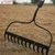 Global Nature Agro 12 Tine Garden Rake With Handle, 12 Inch Blade, Metal Manual Rake For Home, Farming & Gardening