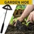 Red Build Heavy Duty Hoe Garden Tool, Hollow Hoe, Adjustable Manual Weeder for Weeding, Digging, Hoeing, Loosing Soil