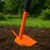 Ecofynd Heavy Duty Garden Hand Hoe, Gardening Tool, Agriculture Equipment for Home Farm Lands (Orange)