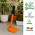 Ecofynd Heavy Duty Garden Hand Hoe, Gardening Tool, Agriculture Equipment for Home Farm Lands (Orange)