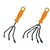 Manual Cultivator 3 Pin & 5 Pin (Pack of 2 Each) for cultivating the soil and weeding/Home Gardening Tool Set