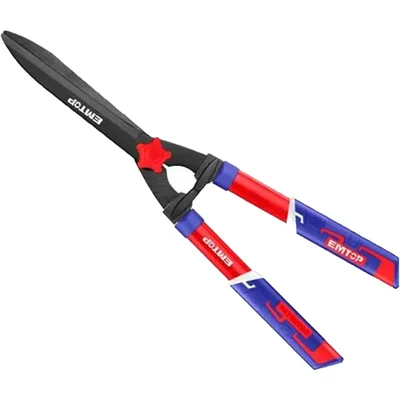 Emtop EPSR630101 Hedge Shear Of 23 Inches, Carbon Steel Straight Blade For Gardening, Pruning And Farming