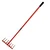 Heavy Duty Steel 4 Feet Long Handle Garden Hand Rake With 6 Inch Seven Long Pin Used For Gardening Purpose