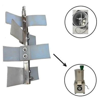 Garlic peeler Rod With Rubber For&nbsp;Automatic 5 Kg/hr Garlic Peeling Machine with 0.25HP Motor