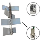 Garlic peeler Rod With Rubber For Automatic 5 Kg/hr Garlic Peeling Machine with 0.25HP Motor