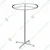 KTG Circle Rotatable Garment Clothing Hanger Stand for store and Display Uses - Stainless Solid Metal with Chrome Finish