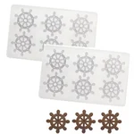2 pcs Silicone Chocolate Garnishing Mould
