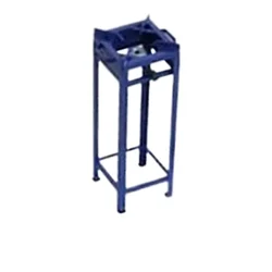 Bapa 12X12X30 Patti Mini Bottom Burner Stand Type Gas Bhatti with Mild Steel Body