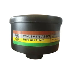 Venus  V-7700 Pack of 2, 10 ABEK2 Gas Filter, 5000 ppm Maximum User Levels Class 2(Pack-2 Pcs)