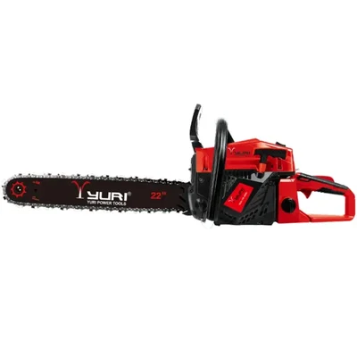 YURI Professional 62-cc Petrol Chainsaw with 22 inch Guide Bar | Ideal for Cutting Tree and Firewood | GCS-YR-6200