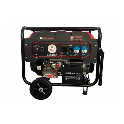 Boltz 5.5 KVA Gasoline Generator with 25L Fuel Tank 100 Copper Winding and Electric Self Start System (BS 6500E)