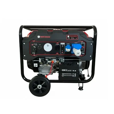 Premium Quality Gasoline Generator 7.5 KVA Max Power Copper Winding with Self Start 3 in 1 Digital Meter and Wheels