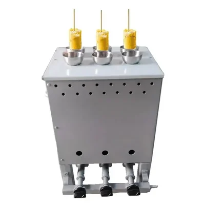 Commercial Gas Operated 6 Egg Sausage Roll/Hot Dog Maker Machine with Free Accessories