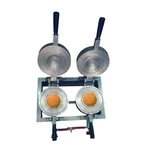 Commercial 2 Pcs Gas Operated UFO Burger Maker Machine