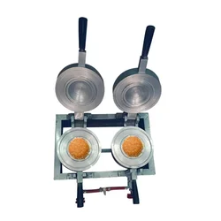 Commercial 2 Pcs Gas Operated UFO Burger Maker Machine