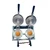 Commercial 2 Pcs Gas Operated UFO Burger Maker Machine