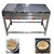Commercial Gas Operated 24 x 48 x 30 Inch Chapati Tawa Bhatti with Puffer Plate