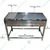 Commercial Gas Operated 24 x 48 x 30 Inch Chapati Tawa Bhatti with Puffer Plate