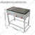 Commercial Gas Operated 24 x 36 Inch, 5 MM Thick Chapati Tawa Bhatti with Puffer Plate