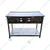 Premium 18 x 36 x 32 inch Gas Operated 3 Burner Dosa Bhatti, With 10 mm Thick Tawa and Undershelf