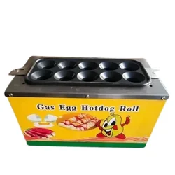 Commercial Gas Operated  10 Mould Egg Hot Dog Making Machine