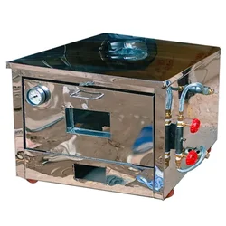 Commercial 20 x 29 Inch Gas Operated Stainless Steel Pizza Oven, 6 Pizza