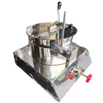 SS Gas Operated Popcorn Machine, Heavy Quality and SS 304 Pot Material