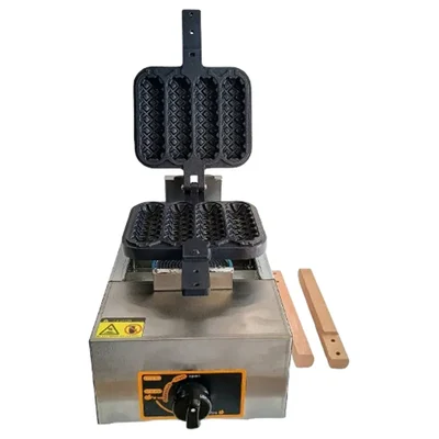 Auto Ignition 4 Stick Gas Operated Lolly Waffle Maker With Quick Heating Feature, High-Efficiency Burner and SS Body