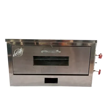 Commercial 26 x 14 Inch Stone Base Gas operated Pizza Oven, 6 Pizza Capacity