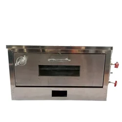 Commercial 26 x 14 Inch Stone Base Gas operated Pizza Oven, 6 Pizza Capacity 