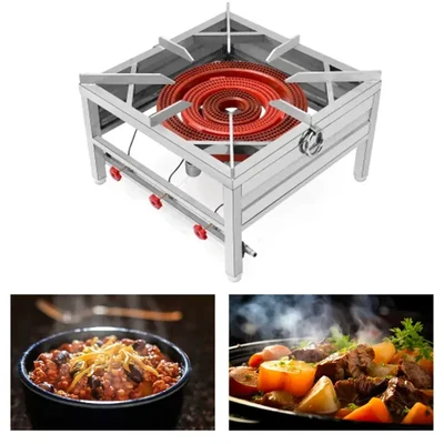 Premium Quality 30 X30 Inch Three Ring Korean SS Gas Stove