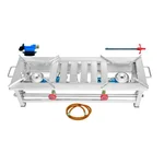 12x30x10 inch Gas Bhatti with Regulator 25x3/8 Size, 5 feet Tube and 12 inch Gas Lighter for Commercial Use