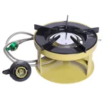 Clix Portable Single Burner Gas Stove with Powder Coated Metal Body for Kitchen Use