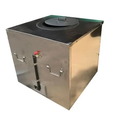  Premium Quality 30 X 30 X 36 Inch Square Shape Gas Tandoor, SS 304 Body