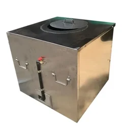  Premium Quality 30 X 30 X 36 Inch Square Shape Gas Tandoor, SS 304 Body
