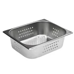 Malabar Stainless Steel Perforated Gn Pan 6mm Hole Pan, Perforated Gastronorm Pan (1/2 100mm)