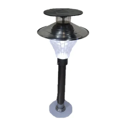 Premium Quality 2.5 Feet Solar Garden Light with 5W Solar Panel Gate Light For Outdoor Usage and Garden Decoration