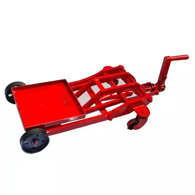 Driger 20 mm Gear Box Trolley Jack, 785 mm Maximum Lifting Height 