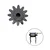 12 Teeth Mild Steel Gear for Manual Noodle Making Machine