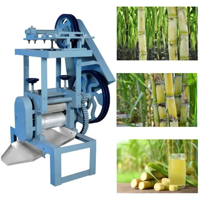 Heavy Duty CI Roller Gear Type Sugarcane Juice Machine without Motor
