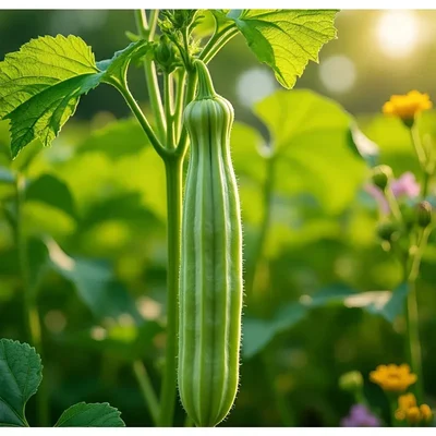 Gebdinsh Sponge Gourd/Tauri Vegetables Seeds For Home Gardening