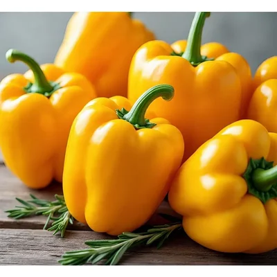 Gebdinsh Yellow Bell Pepper/Capsicum Vegetables Seeds For Home Gardening