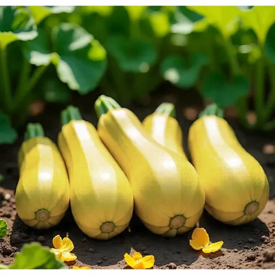 Gebdinsh Yellow Zucchini/Squash Vegetables Seeds For Home Gardening
