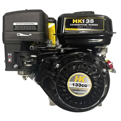 Gener HK-135 Horizontal Shaft 4 Stroke Single Cylinder Air Cooled Recoil Start Petrol Engine, 2.5L Fuel Tank