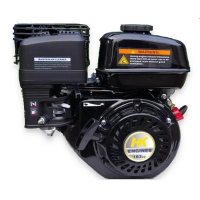 Gener HK-163 Horizontal Shaft 4 Stroke Single Cylinder Air Cooled Recoil Start Petrol Engine, 3.1L Fuel Tank