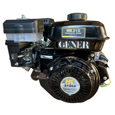 Gener HK-212 Horizontal Shaft 4 Stroke Single Cylinder Air Cooled Recoil Start Petrol Engine, 3.6L Fuel Tank