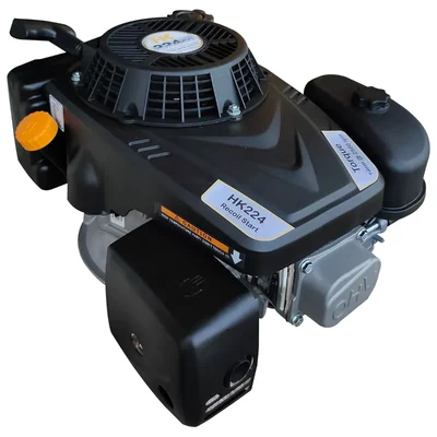 Gener HK-224A Vertical Shaft 4 Stroke Single Cylinder Air Cooled Recoil Start Petrol Engine, 1.4L Fuel Tank