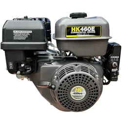 Gener HK-460E Horizontal Shaft 4 Stroke Single Cylinder Air Cooled Recoil Start Petrol Engine, 6.5L Fuel Tank