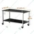 High Grade Stainless Steel 72x24x34 Inches Work Tablle With Under Shelf and Wheels For Commercial Kitchens, Hospitals